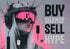 BUY SILENCE SELL HYPE METALLIC ART PRINT 100/100