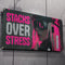 STACKS OVER STRESS XL DECOR BANNER 50/50