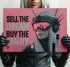 SELL THE DREAM BUY THE REALITY METALLIC ART PRINT 100/100