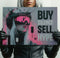 BUY SILENCE SELL HYPE METALLIC ART PRINT 100/100