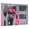 BUY SILENCE SELL HYPE ACRYLIC WALL ART 100/100