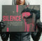 SILENCE IS PROFIT METALLIC ART PRINT 100/100