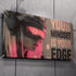 YOUR MINDSET IS YOUR EDGE XL DECOR BANNER 50/50