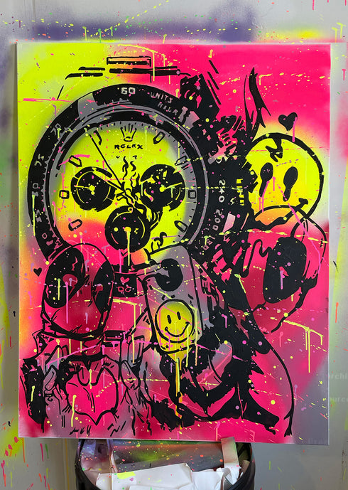 'Love Me at Zero' Original 1/1 Painting | 59.4 x 84.1 cm