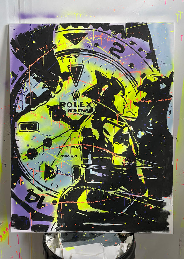 'Gotham After Time' Original 1/1 Painting | 59.4 x 84.1 cm