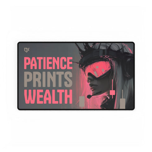 PATIENCE PRINTS WEALTH LUXURY DESK MAT PRINT 100/100