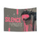 SILENCE IS PROFIT FLAG TAPESTRY 100/100