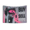 BUY SILENCE SELL HYPE FLAG TAPESTRY 100/100