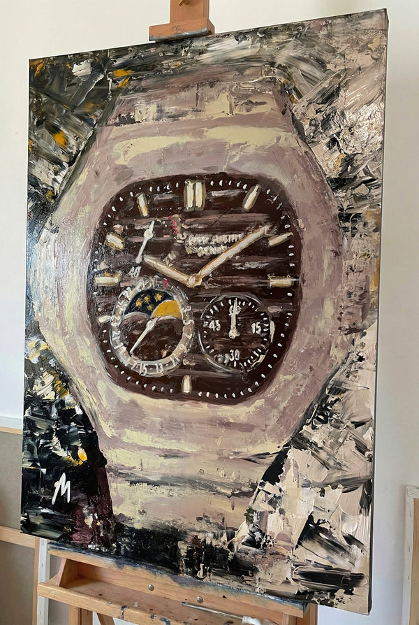 'In Power' Original 1/1 Double Framed Painting | 59.4 x 84.1 cm