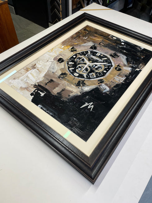 'Midnight Gravity' Original 1/1 Double Framed Painting | 70cm x 94cm