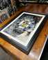 'Throne of Hours' Original 1/1 Double Framed Painting | 70cm x 94cm