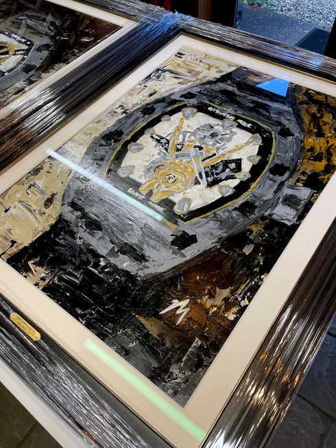 'Where Time Lives' Original 1/1 Double Framed Painting | 70cm x 94cm