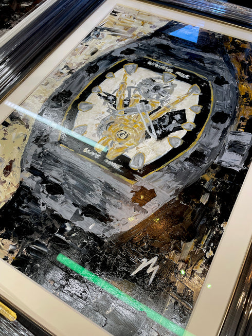 'Where Time Lives' Original 1/1 Double Framed Painting | 70cm x 94cm