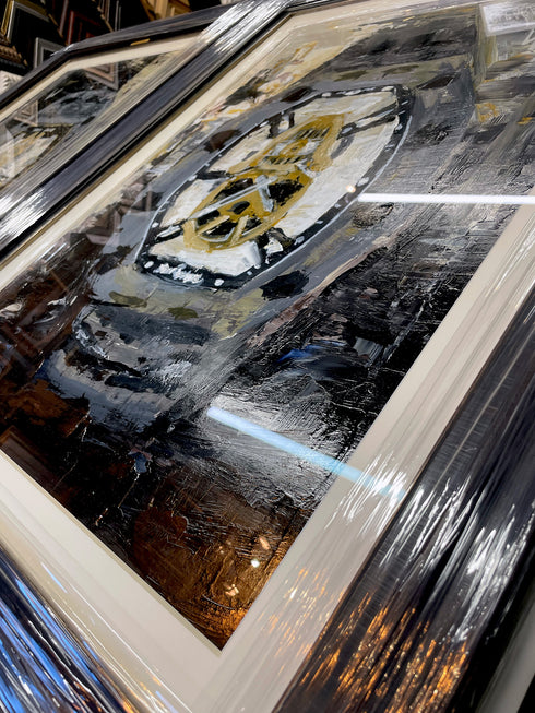 'Throne of Hours' Original 1/1 Double Framed Painting | 70cm x 94cm