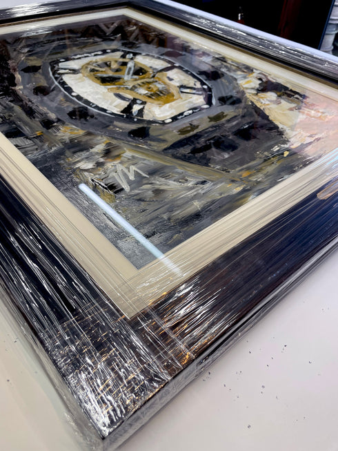 'Throne of Hours' Original 1/1 Double Framed Painting | 70cm x 94cm