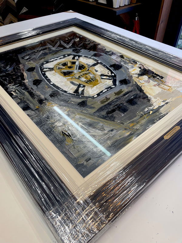 'Throne of Hours' Original 1/1 Double Framed Painting | 70cm x 94cm