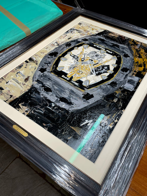 'Where Time Lives' Original 1/1 Double Framed Painting | 70cm x 94cm