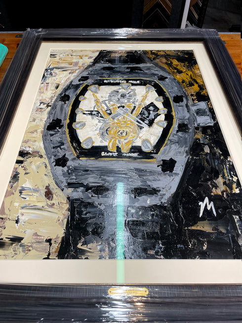 'Where Time Lives' Original 1/1 Double Framed Painting | 70cm x 94cm