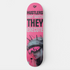 HUSTLERS DONT WATCH THEY EXECUTE SKATEBOARD WALL ART 100/100