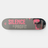 SILENCE IS PROFIT SKATEBOARD WALL ART 100/100