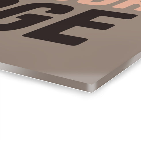 YOUR MINDSET IS YOUR EDGE ACRYLIC WALL ART 100/100