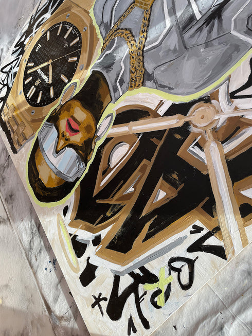 Chain Gang 2601 (2026) - Original 1/1 Painting | 122cm × 81cm