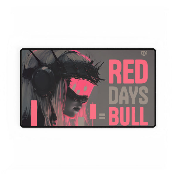 RED DAYS = BULL LUXURY DESK MAT PRINT 100/100