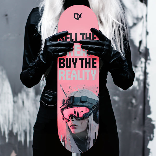 SELL THE DREAM BUY THE REALITY SKATEBOARD WALL ART 100/100